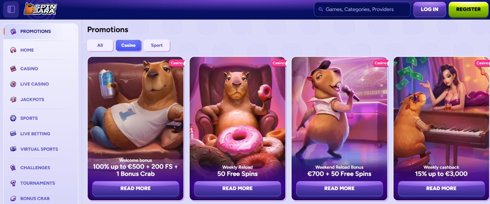 SpinBara Online Casino Review and Bonus - AboutSlots