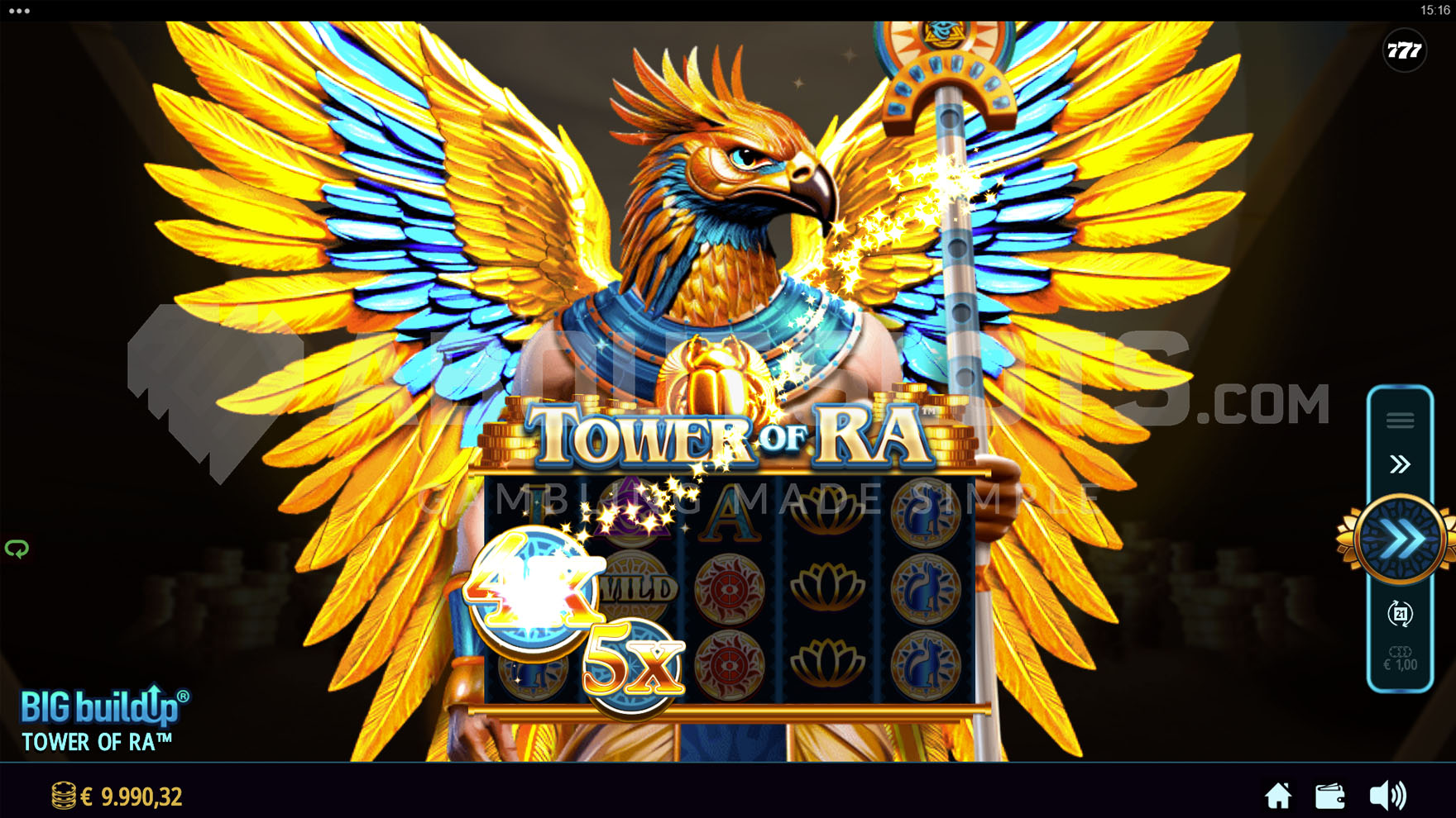 Tower of Ra (Crazy Tooth Studio) Demo and Slot Review - 💎AboutSlots