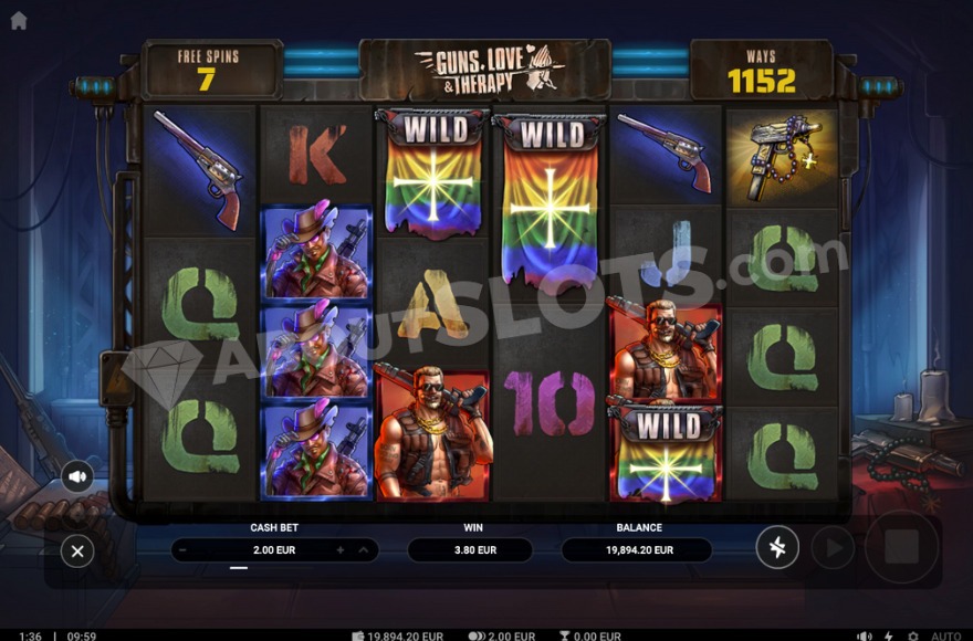 Бонусная игра с символами Wild.
