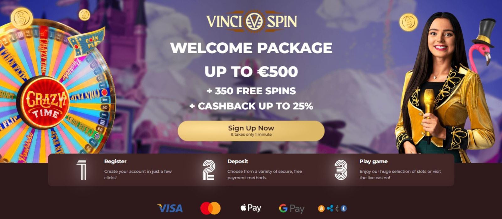 Da Vinci Dartana Spin 7 ౼ Ein spannendes Abenteuer mit dem vincispin promo code für deutsche Spieler